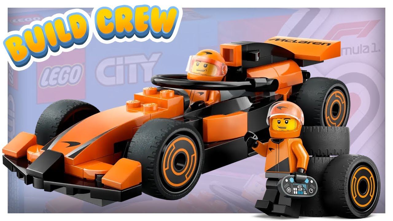 LEGO City F1 Driver with McLaren Race Car 60442 | Build Crew