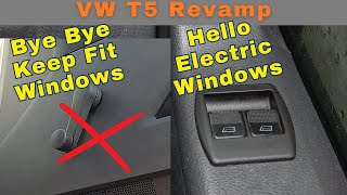 Retrofit Electric Windows:  T5 Comprehensive DIY Install for my Camper Conversion