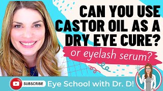 Castor Oil For Eyelash Growth? | Lash Serum for Dry Eye? | Does This Home Remedy Really Work?