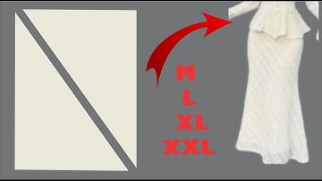 Cách Cắt may Chân váy đuôi cá  Thời Trang Tuổi Trung niên 45 - 50 - 60  Vẫn Rạng Rỡ Tuyệt Vời!