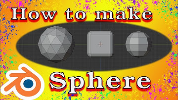 How to make a sphere | Quad sphere | Uv sphere | Ico  Sphere ..blender