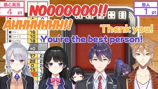 【Nijisanji Eng sub/kaemito/togabito】Tsukino Mito/Higuchi Kaede/Kenmochi Touya/Fushimi Gaku play game