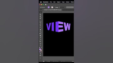 adobe illustrator typography perspective effect tutorial #youtubeshorts #youtube #shorts