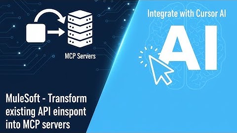 Transform existing API endpoint into MCP servers & Integrate with Cursor ai #mcp #mulesoft #tutorial