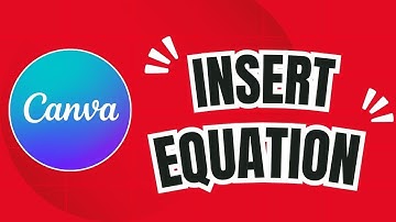 How to Insert Equations in Canva