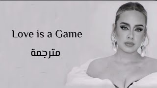 Adele - love is a Game (live) مترجمه