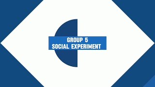 Famous Social Experiment (Group 5) - KSS3203 Social Psychology Wealth