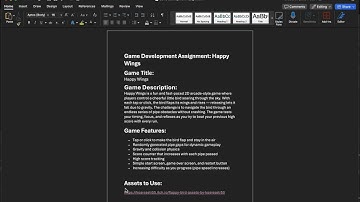 Game Design Assignment 01