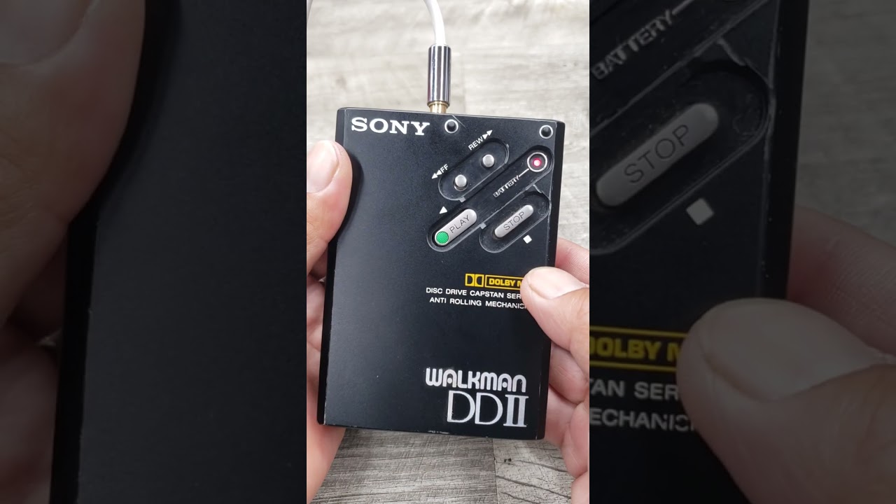 N9865【ヴィンテージ】SONY ウォークマン DDⅡ WM-DDⅡ Vintage Sony Walkman WM-DDII DD2 Portable Cassette Tape