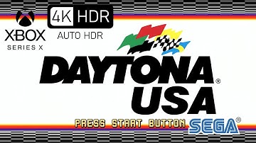 Daytona USA HDR 10-bit - Attract Mode Loop 4K 60fps Xbox Series X