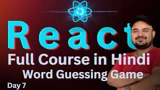 Day 7 :  Word Guessing Game App - React Full Course for Beginners  #reactjs screenshot 5