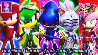 [UPDATED] Sonic Forces Speed Battle | Playing as my first MAXED character of each rarity