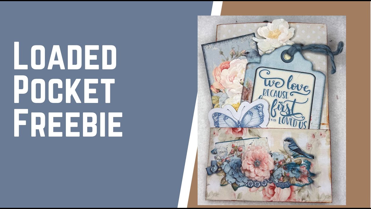 LOADED POCKET TUTORIAL | Junk Journal Printable Freebie + Step-by-Step Guide