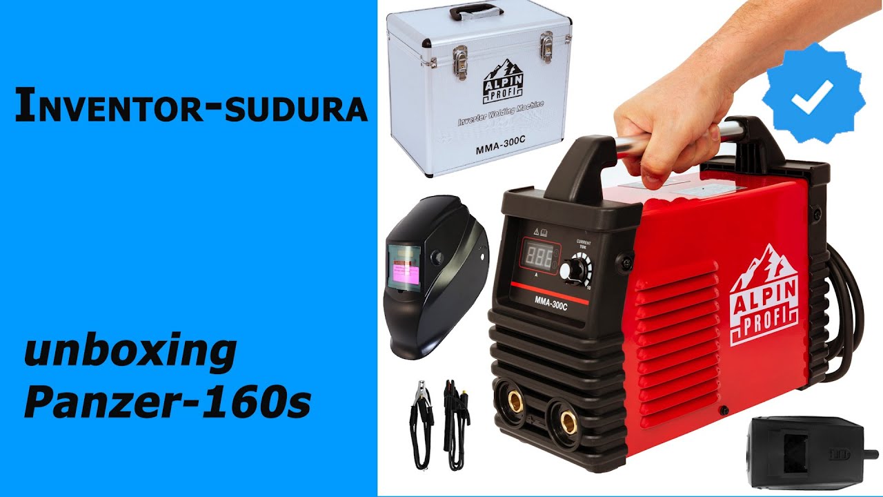 UNBOXING INVERTOR SUDURA. Panzer PT-MMA160S