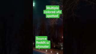 Multiple colored ufo spotted #uap #uforumbrella #shortvideos