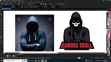 Skull Gaming Mascot Logo Design Tutorial - Learn corelDRAW with Ahsan Sabri