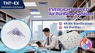 UV LED Air Purifier | THT-EX Global Distributor | UVC 99.9% Sterilization | Indoor Air Sanitizer