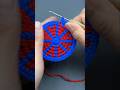Beautiful Two-Color Crochet Circle Pattern #crochet #knitting @GharKiBunai #handmade