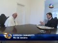 Entrevista exclusiva com Papa Francisco no Fantástico em 28/07/2013