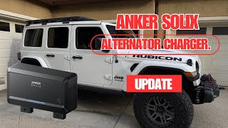 Small update video on the new Anker Solix alternator charger