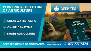 Deep Tec Official Trailer Powering Sri Lanka With Solar Smart Engineering
