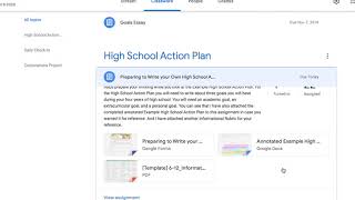 How to Find Your High School Action Plan Essay Assignment