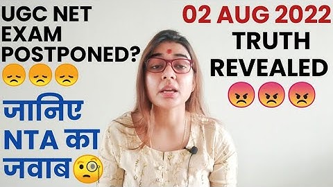 UGC NET AUGUST EXAM POSTPONEMENT TRUTH REVEALED BY NTA😡 | UGC NET LATEST UPDATE BY @shefalimishra-