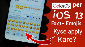 🔥Apply iOS font & Emojis on your ColorOS running device