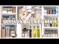 PANTRY ORGANIZATION & DECLUTTER | pantry organization makeover + pantry organization ideas 2021