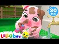 Bath Song - @Lellobee City Farm - Cartoons & Kids Songs | Moonbug Literacy