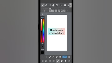 How to draw a smooth lines in medibang #tips #arttrick #topchannel