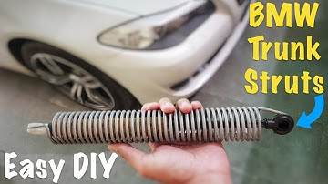 How To Replace Bmw F10 Trunk Struts