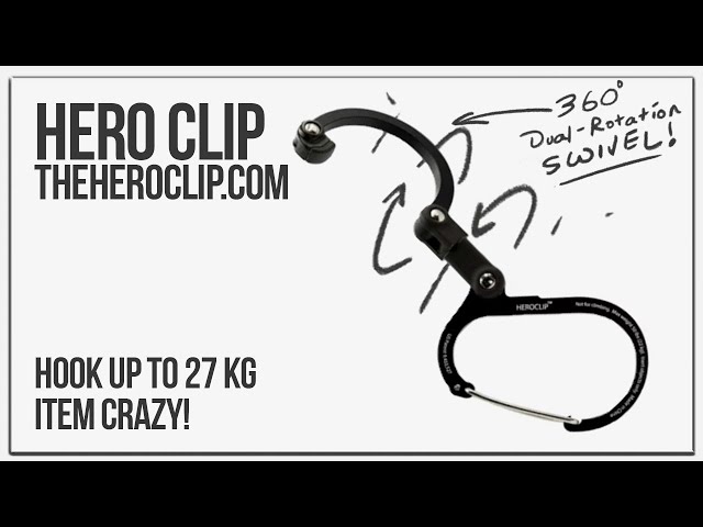 Heroclip Carabiner Clip 2-Pack Small & Mini 