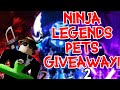 Ninja Legends 2 Pet Giveaway! | ROBLOX | Live