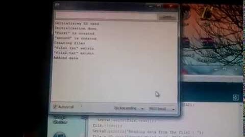 Arduino with SD card + code