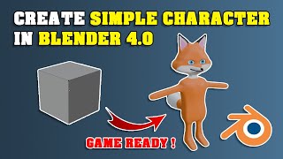 How to Create a Simple Character in Blender 4.0