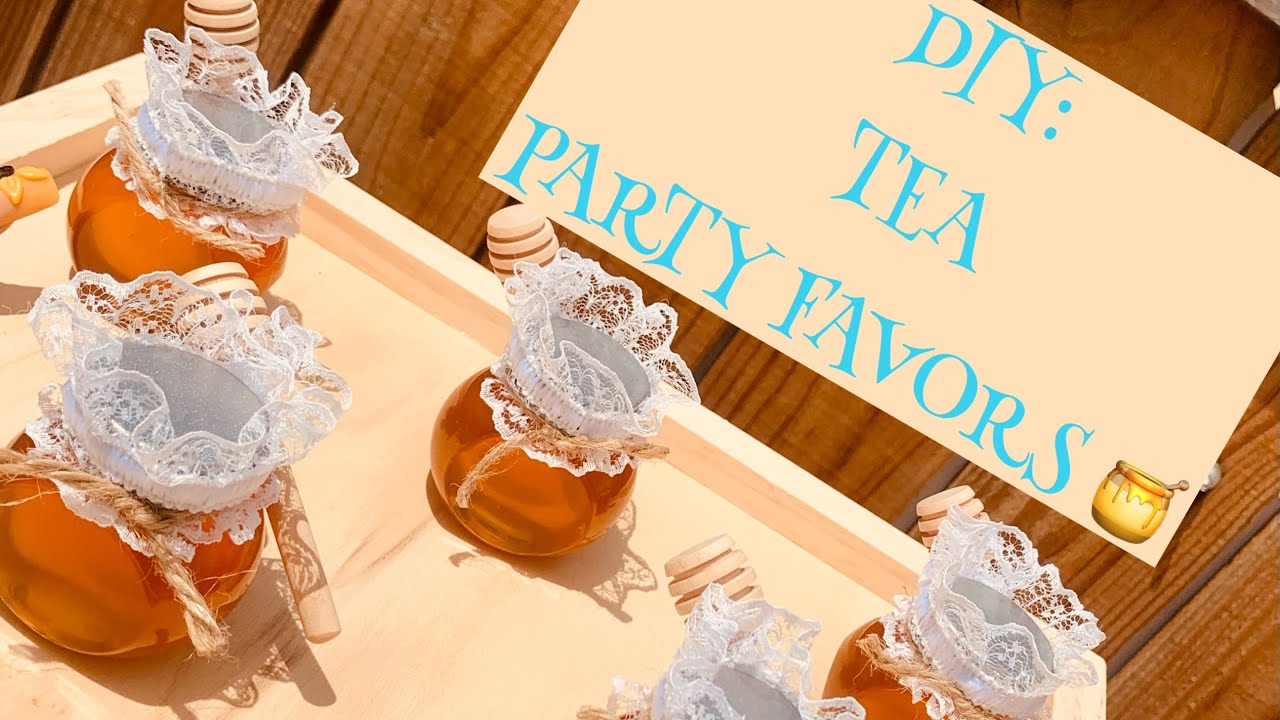 DIY TEA PARTY FAVOR YouTube