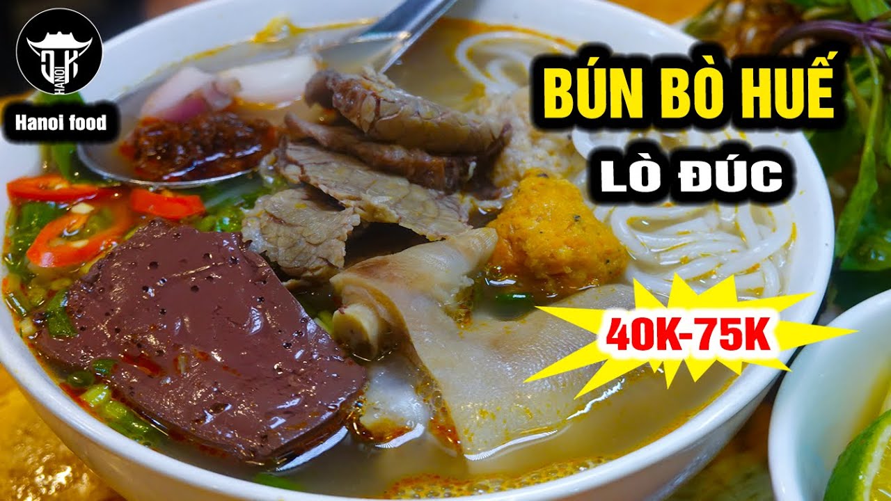 lo duc ha noi New Bún Bò Huế Lò Đúc | Chia Sẻ Làm Bò Viên Ngon Của Chủ Quán