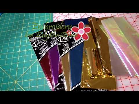 USING MYLAR IN YOUR EMBROIDERY DESIGNS - Create Sparkle & Shine