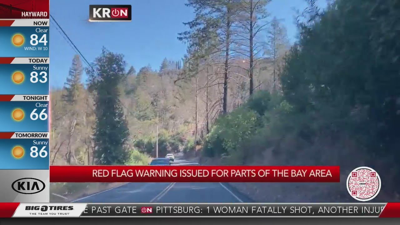 Red Flag Warning issued for parts of Bay Area - YouTube