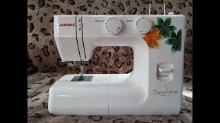 Обзор швейной машинки Janome Japan 959