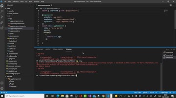Fix: Unable to execute Angular CLI commands in Visual Studio Code terminal