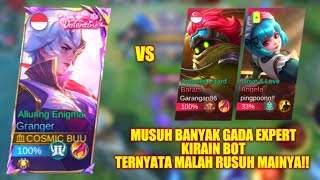 GLOBAL GRANGER VS BARATS ANGELA!! HARI HARI DIRUSUHIN JUNGLER TANK!! MANA NI COMBO NGESELIN LAGI!!