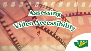 Assessing Video Accessibility