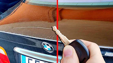 ¿Cuál es la forma más barata de arreglar un arañazo en un coche?