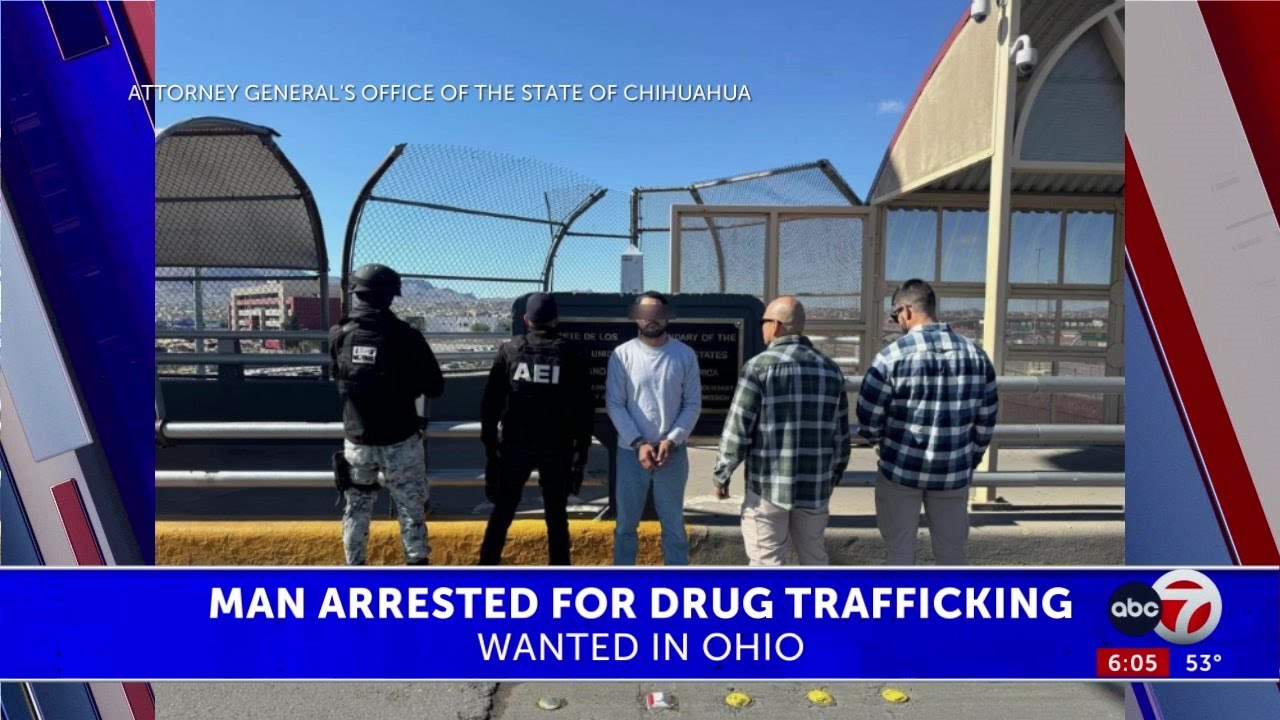 Man wanted for cocaine trafficking in Ohio arrested in Juarez - YouTube