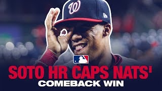 Watch juan soto's epic home run to complete the comeback for
washington nationals in their huge early season win over phillies.