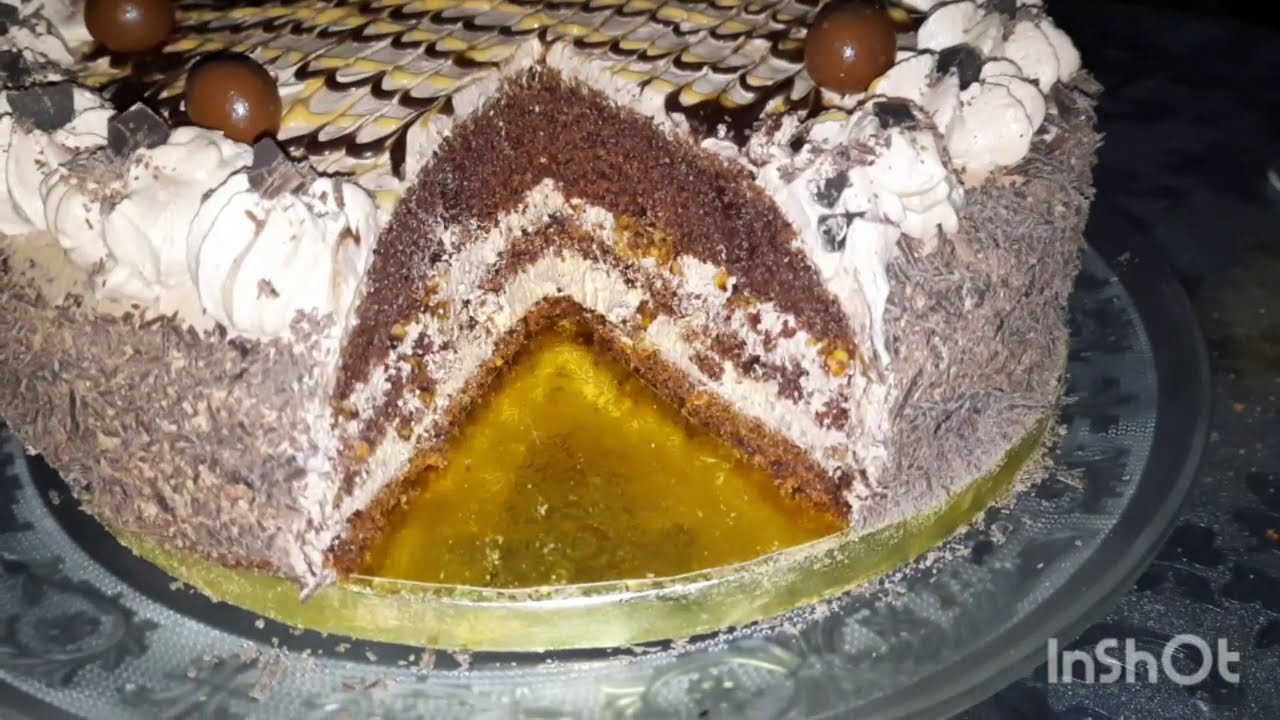 حلوة لاكريم إقتصاية بدون جينواز بنكهة القهوة و شكلاط أروع ما يكون 🍫🥮🥮🥮