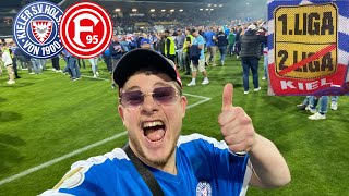 Holstein Kiel vs Düsseldorf Stadionvlog/ Pyro/ Fanmarsch/ Aufstieg😍/ Platzsturm XL Vlog