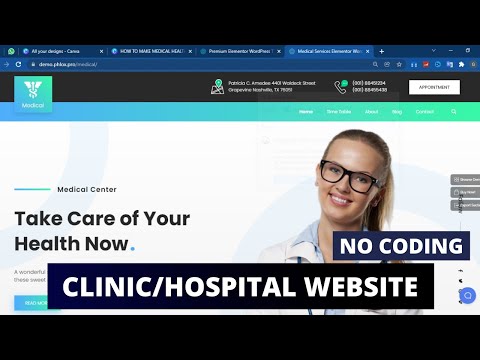 How to Make Medical/Healthcare Clinic Website using Elementor? Create Hospital Website in Wordpress